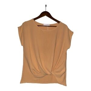 Six Fifty‎ Do The Twist Women Short Sleeve Top Small